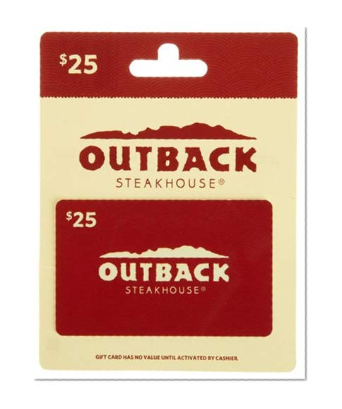Book Cover Outback Steakhouse Gift Card $25