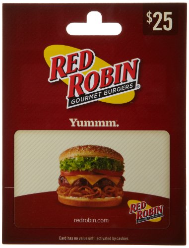 Book Cover Red Robin Gift Card $25