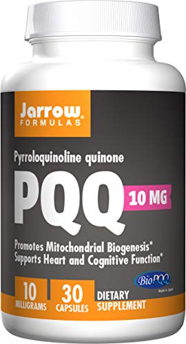 Book Cover Jarrow Formulas Jarrow Pyrroloquinoline Quinone PQQ (10mg, 30 Capsules), 1 Units