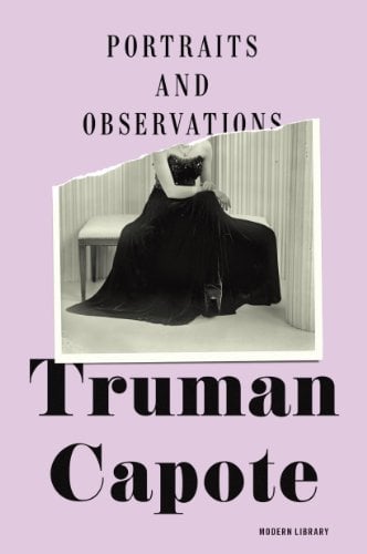 Book Cover Portraits and Observations (Modern Library)