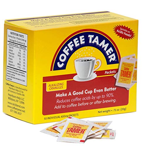 Book Cover Coffee Tamer 50ct 400mg Packets- Acid Reducing Granules