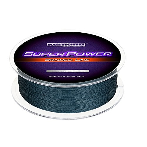 Book Cover KastKing SuperPower Braided Fishing Line - Abrasion Resistant Braided Lines â€“ Incredible Superline â€“ Zero Stretch â€“ Smaller Diameter â€“ A Must-Have!