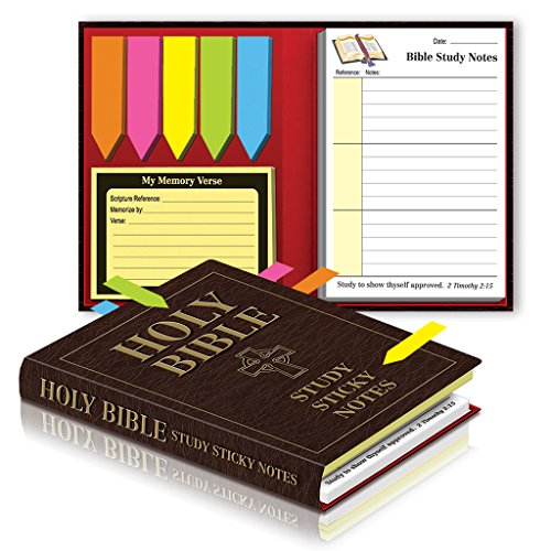 Book Cover Holy Bible Study Sticky Notes