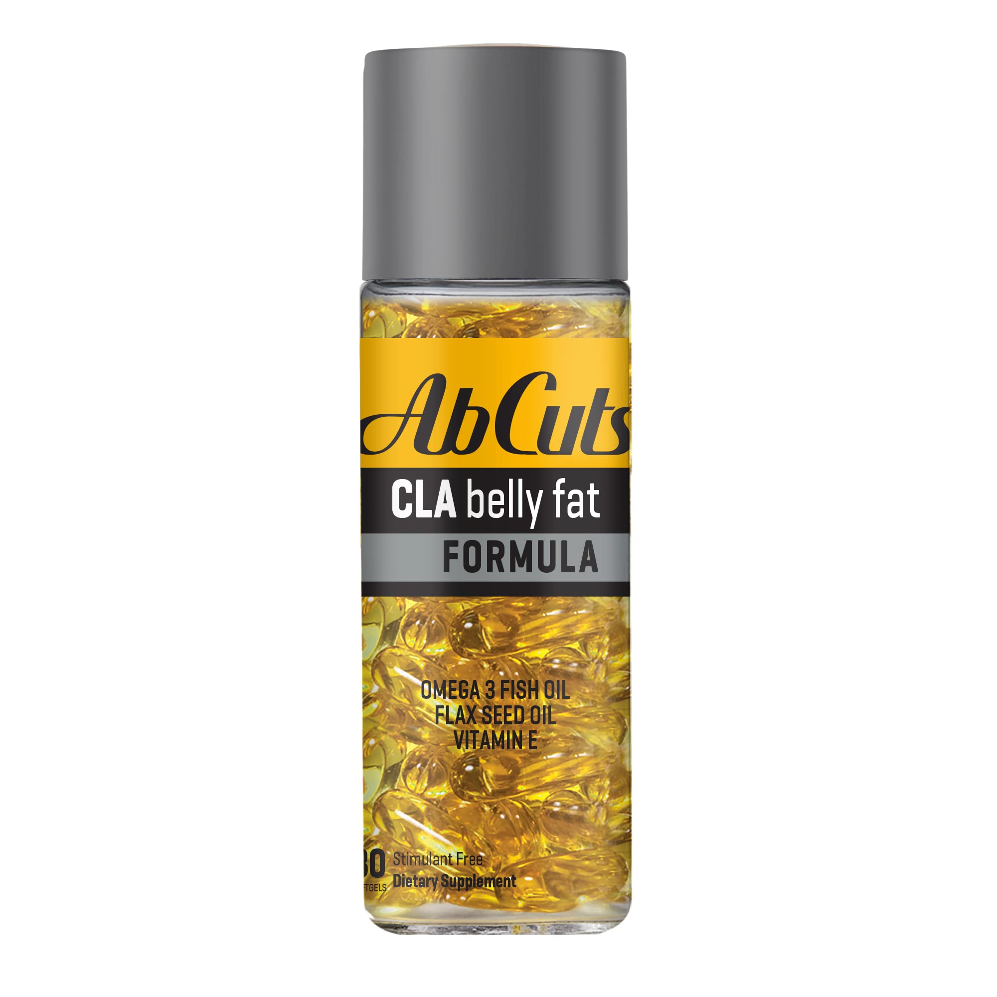 Book Cover Ab Cuts CLA Belly Fat Formula - 80 Easy-to-Swallow Softgels - Omega 3 Fish Oil, Flaxseed Oil and Vitamin E - Helps Increase Antioxidant Supply and Healthy Body Composition 80.0 Servings (Pack of 1)