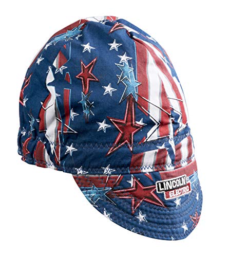 Book Cover Lincoln Electric Welding Cap| Mesh Inside Liner | All American Print |K3203-ALL
