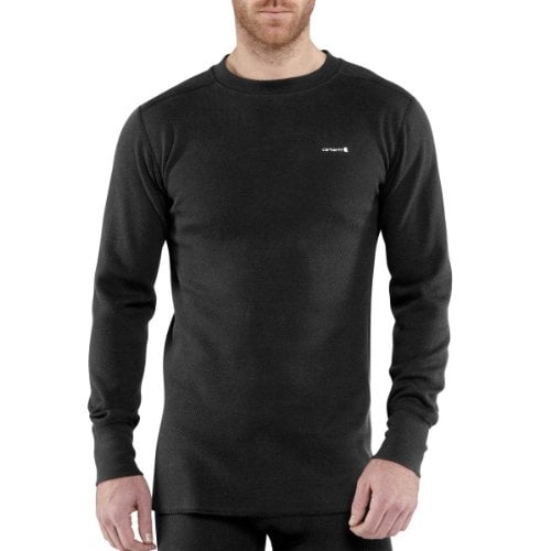 Book Cover Carhartt Men's Tall Base Force Cotton Super Cold Weather Crew Neck Top
