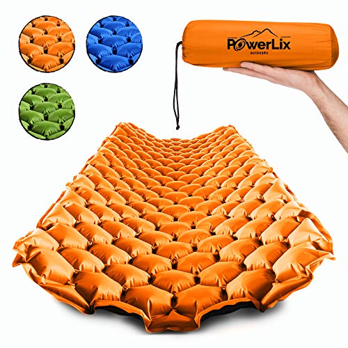 Book Cover POWERLIX Sleeping Pad â€“ Ultralight Inflatable Sleeping Mat, Ultimate for Camping, Backpacking, Hiking â€“ Airpad, Inflating Bag, Carry Bag, Repair Kit â€“ Compact & Lightweight Air Mattress