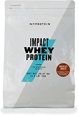 Book Cover Myprotein Impact Whey Protein Blend, Chocolate Smooth, 2.2 lbs (40 Servings)