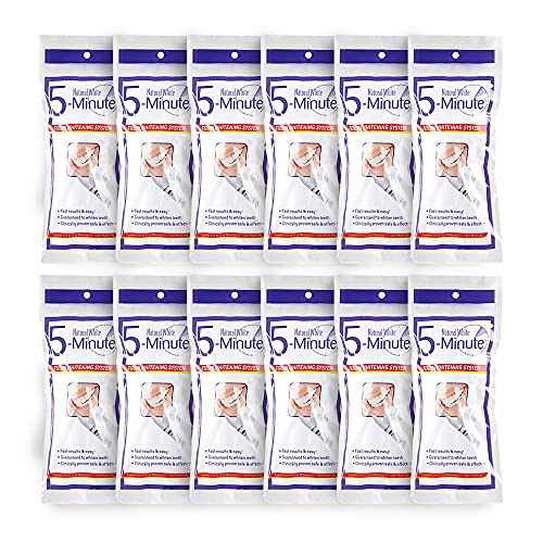Book Cover Natural White 5 Minute Gel Tooth Whitening System. Lornamead, 12 pack