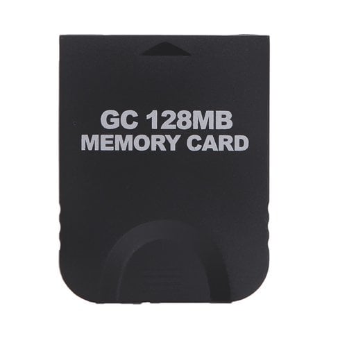 Book Cover HDE 128MB (2048 Blocks) Black Memory Card for Nintendo Gamecube or Wii