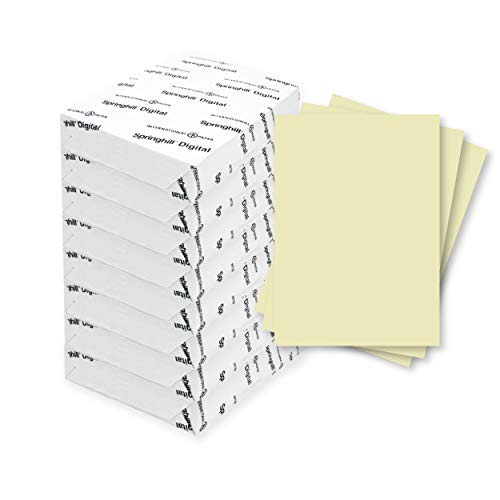Book Cover Springhill, Digital Vellum Bristol Cover Ivory, 67lb, Letter, 8.5 x 11, 2,000 Sheets / 8 Ream Case, Made in The USA