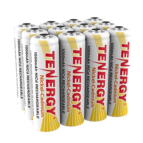 Book Cover Tenergy Combo: 12 AA NiCd Rechargeable Batteries for Solar/Garden (Intermatic and Malibu) Lights