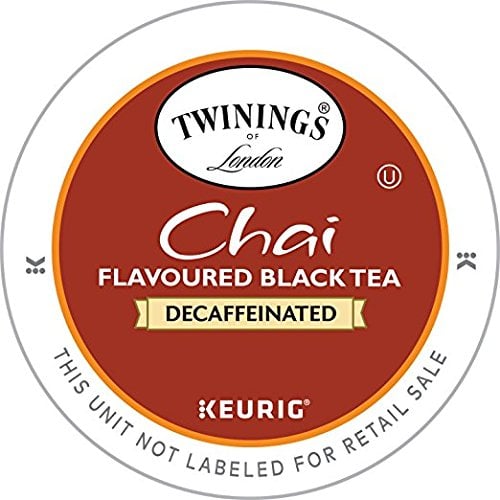 Book Cover Twinings Chai Decaf, K-Cup Portion Pack for Keurig K-Cup Brewers, 24 Count (Pack of 2)