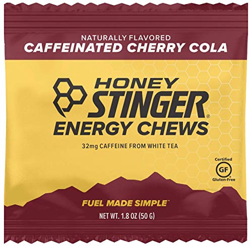 Book Cover Honey Stinger Energy Chews, Cherry Cola, Naturally Caffeinated, 1.8 Ounce (Pack of 12)