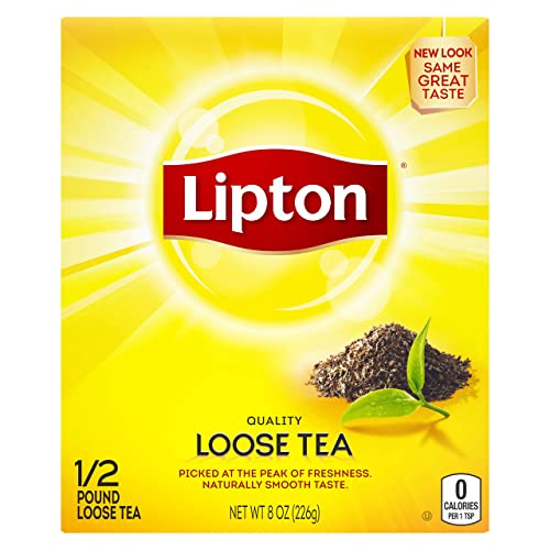 Book Cover Lipton Loose Tea, Black Tea For an Iced or Hot Tea (8oz)