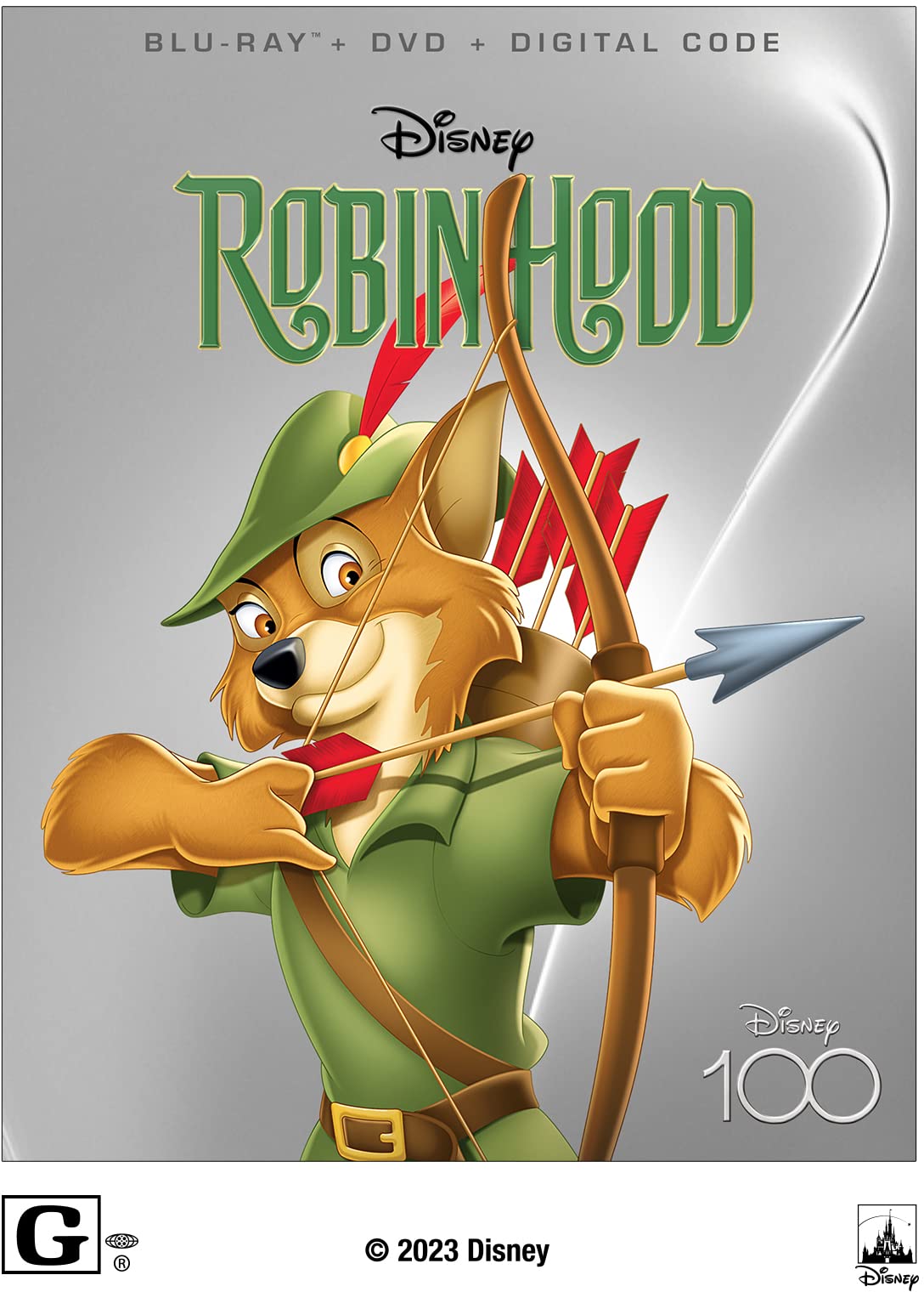Book Cover Robin Hood: 40th Anniversary Edition (Blu-ray + DVD + Digital Copy)