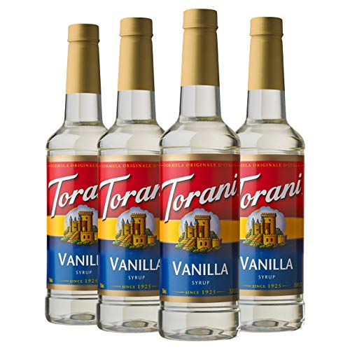 Book Cover Torani Syrup, Vanilla, 25.4 Ounces (Pack of 4)
