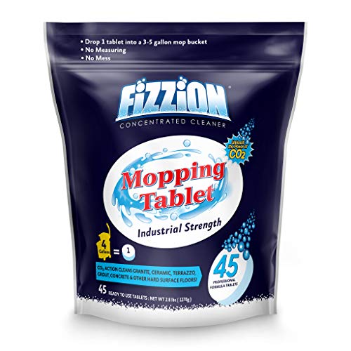 Book Cover Fizzion Industrial Strength Drop and Mop (45 Tablets)