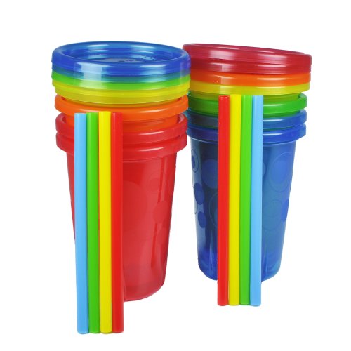Book Cover The First Years Straw Cup, Take And Toss, 10 Ounce,, 8-Count