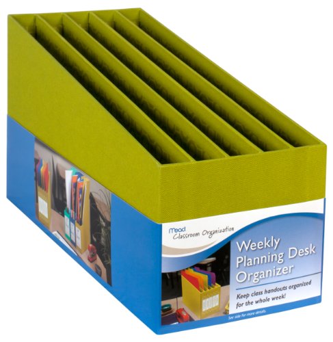 Book Cover Mead Weekly Planning Desk Organizer, Green (72312)