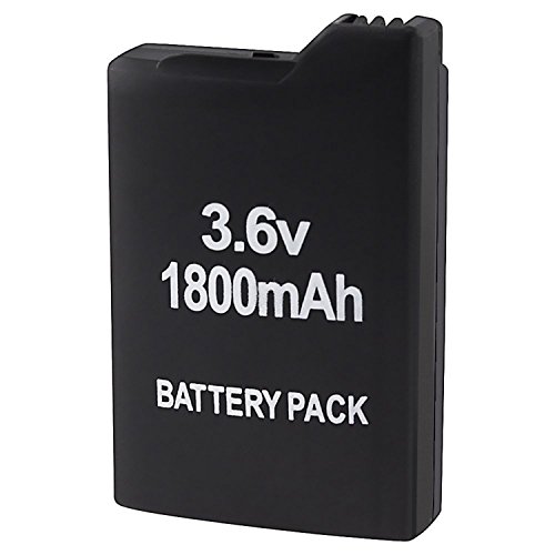 Book Cover LASUS FOR SONY PSP 1000 1001 High capacity 1800mAh Extended Rechargeable Battery US