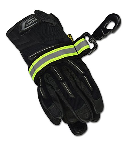 Book Cover Lightning X Heavy-Duty Firefighter Turnout Gear Glove Strap w/Reflective