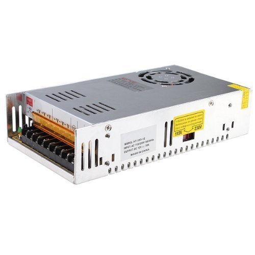 Book Cover eTopxizu 12v 30a Dc Universal Regulated Switching Power Supply 360w for CCTV, Radio, Computer Project