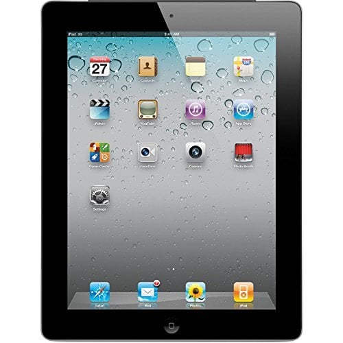 Book Cover Apple iPad 3 Retina Display Tablet 32GB, Wi-Fi, Black (Renewed)