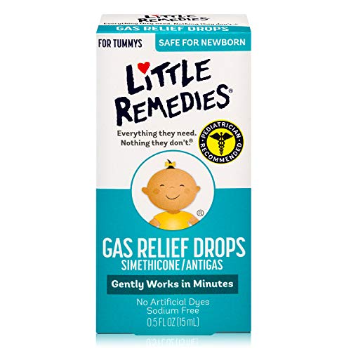 Book Cover Little Remedies Gas Relief Drops for Tummy's, Natural Berry, 0.5 oz.