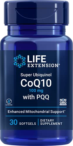 Book Cover Life Extension Super Ubiquinol CoQ10 with PQQ, 100 mg, 30 softgels 0737870173335