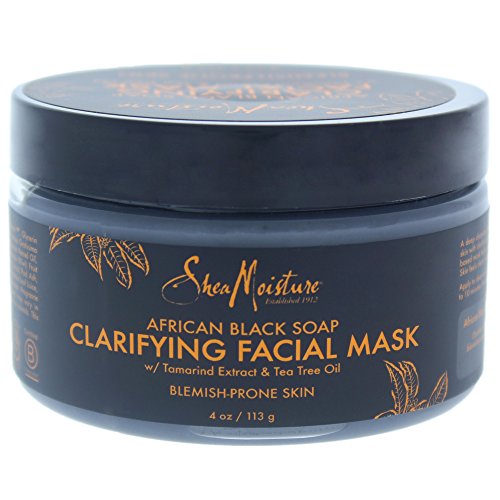 Book Cover Shea Moisture African Black Soap Clarifying Facial Mask By for Unisex - 4 oz Mask