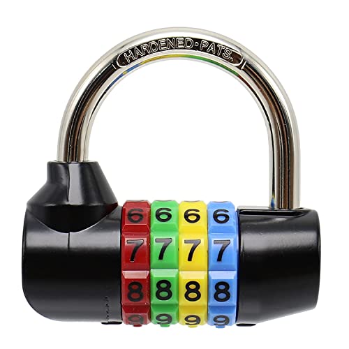 Book Cover Bosvision Combination Padlock for Gym Locker and Escape Room, Code Padlock, 7.8mm Shackle