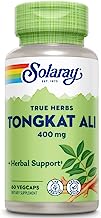 Book Cover Solaray Tongkat Ali Root 400 mg VCapsules, 60 Count