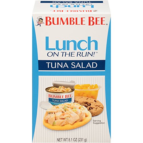 Book Cover Bumble Bee, Lunch On The Run, Tuna Salad With Crackers, Diced Peaches & Cookie, 8.1 Ounceage