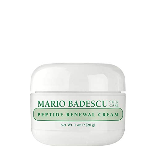 Book Cover Mario Badescu Peptide Renewal Cream for Combination, Dry and Sensitive Skin | Anti-aging Face Cream Formulated with Palmitoyl Tripeptide-1 & Sodium Hyaluronate | 1 Ounce