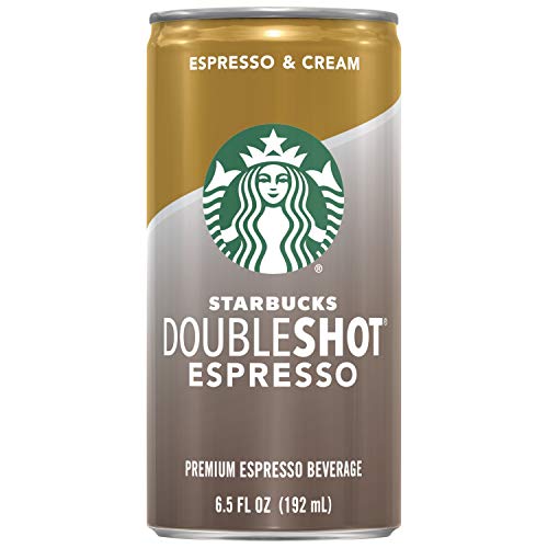 Book Cover Starbucks Doubleshot, Espresso + Cream, 6.5 Ounce, 12 Pack