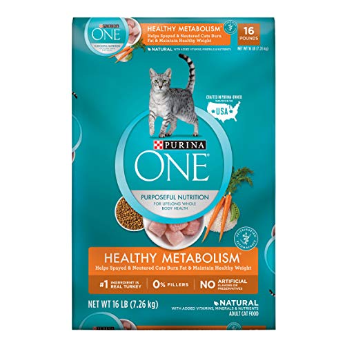 Book Cover Purina ONE Weight Control, Natural Dry Cat Food, Healthy Metabolism - 16 lb. Bag