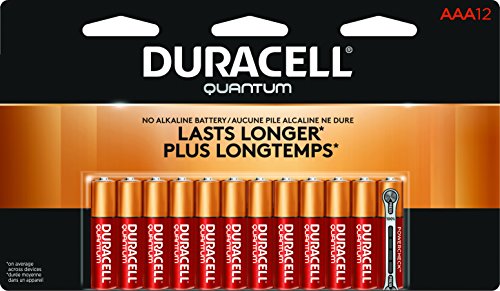 Book Cover Duracell - Quantum AAA Alkaline Batteries - long lasting, all-purpose Triple A battery for household and business - 8 count