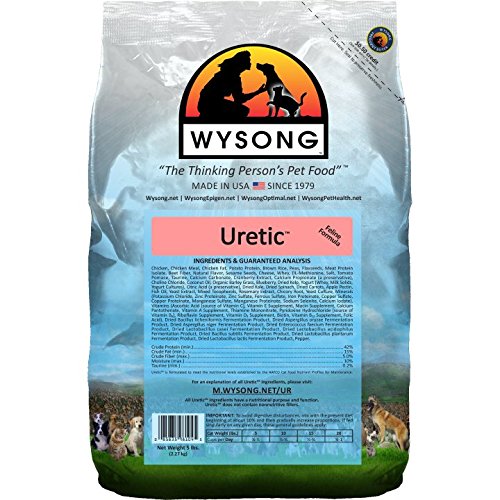 Book Cover Wysong Uretic Feline Formula Dry Diet Cat Food - 5 Pound Bag