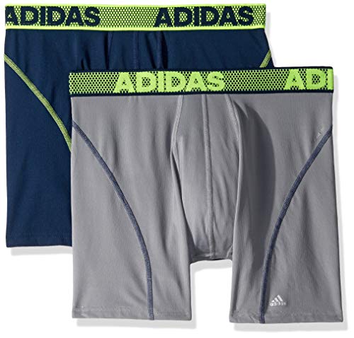 Book Cover adidas Men's Sport Performance ClimaCool Boxer Brief Underwear (2 Pack)