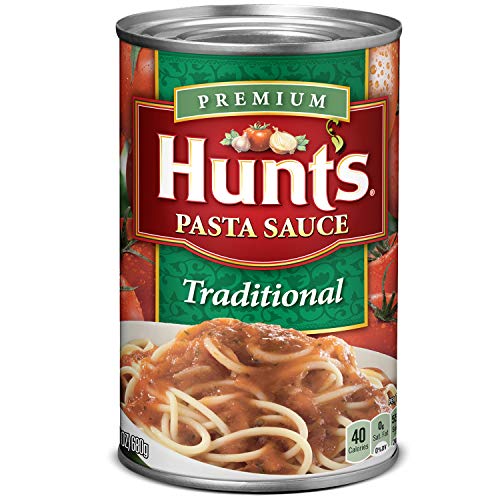 Book Cover Hunt's Traditional Pasta Sauce, 24 oz, Pack of 12