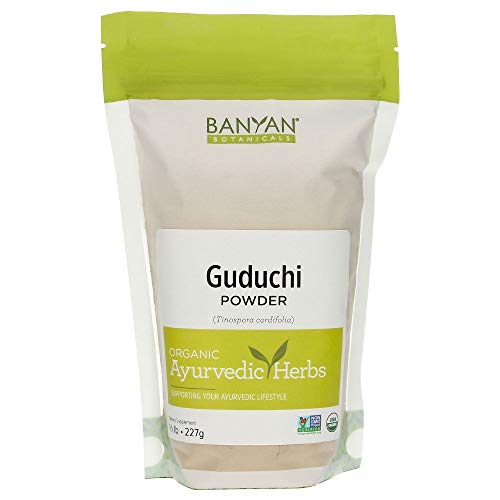 Book Cover Banyan Botanicals Guduchi Stem Powder - USDA Organic, 1/2 Pound - Rejuvenating Herb for Digestion, Complexion, and Vitality*