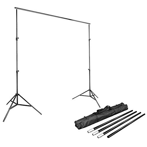 Book Cover LimoStudio Photo Video Studio 10Ft Adjustable Muslin Background Backdrop Support System Stand, AGG1112