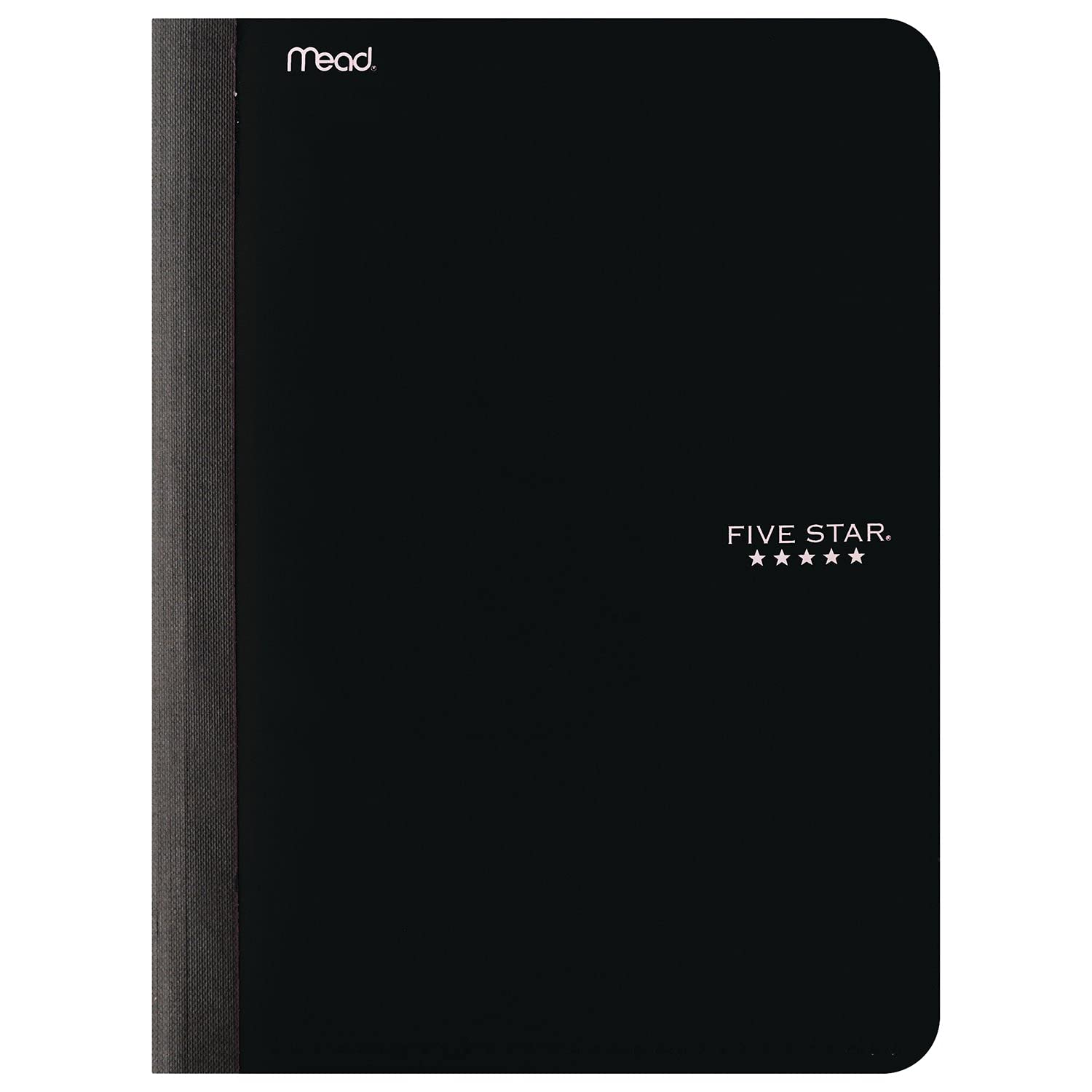 Book Cover Five Star Composition Book/Notebook, Wide Ruled Paper, 100 Sheets, 9-3/4