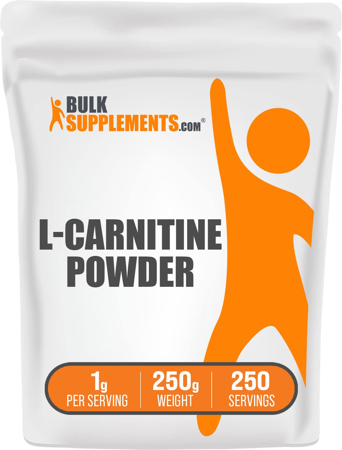 Book Cover BULKSUPPLEMENTS.COM L-Carnitine Powder - Carnitine Supplement - L Carnitine 1000mg - Carnitine Powder - Amino Acids Supplement - 1g (1000mg) per Serving, Gluten Free (250 Grams - 8.8 oz) 8.81 Ounce (Pack of 1)