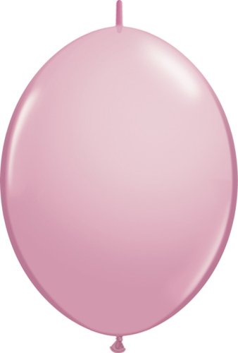 Book Cover Qualatex Pink Quick Link Latex Balloons - 12 inch - Easy to Tie - Fill with Air or Helium - Create Quick structures - No Lines or Framing Needed - Party Supplies and Decorations (50pc Set)