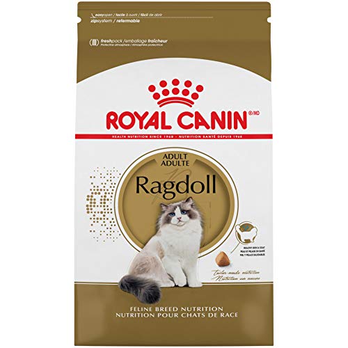 Book Cover Royal Canin Ragdoll Breed Adult Dry Cat Food, 7 lb bag
