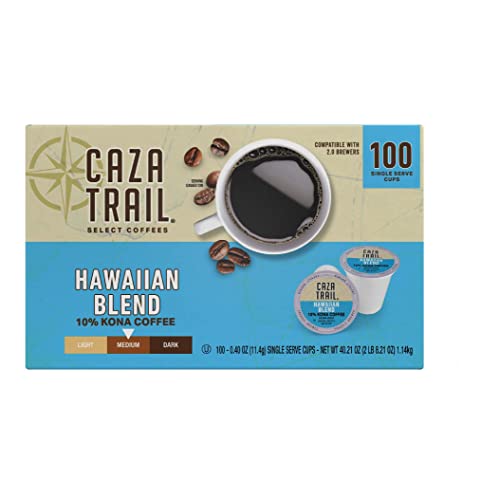 Book Cover Caza Trail Coffee, Kona Blend, 100 Single Serve Cups