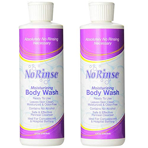 Book Cover No Rinse Body Wash (2 Bottles), 8FL bottles by Cleanlife
