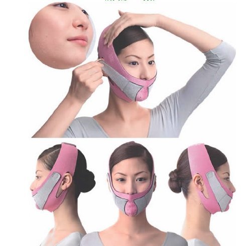 Book Cover Kolight® Anti Wrinkle Half Face Slimming Cheek Mask Lift V Face Line Slim up Belt Strap